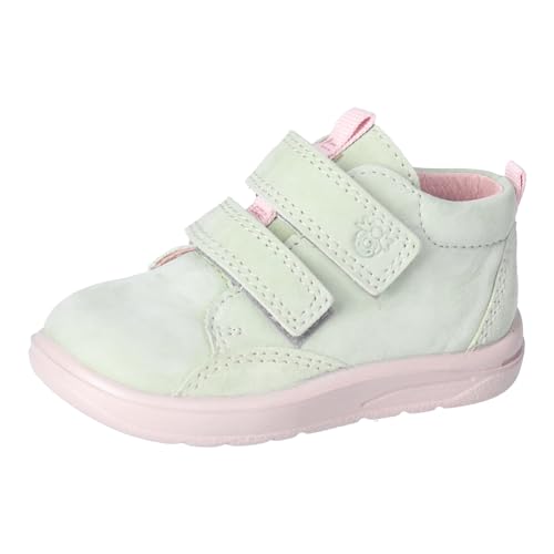 RICOSTA Mädchen Low-Top Sneaker MIKA, Kinder Lauflernschuhe, Weite: Mittel, lose Einlage, straßenschuhe, Strassenschuhe, Avocado/rosa (520), 23 EU von RICOSTA