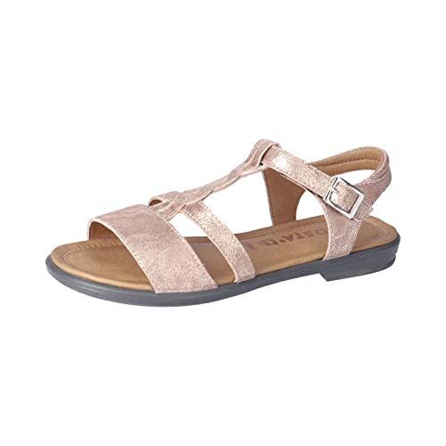 RICOSTA Mädchen Riemchensandalen Alena,Kinder Sandalen,WMS:Mittel,Freizeitschuhe,offene Schuhe,Sandaletten,Sommersandalen,Bronce (640),32 EU von RICOSTA