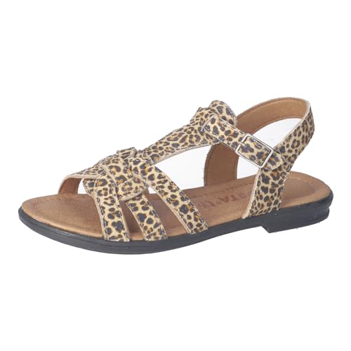 RICOSTA Mädchen Riemchensandalen BIRTE, Kinder Sandalen, Weite: Mittel, offene schuhe, strandschuhe, sandaletten, sommersandalen, desert (680), 41 EU von RICOSTA