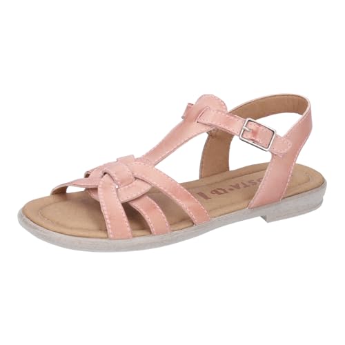 RICOSTA Mädchen Riemchensandalen BIRTE, Kinder Sandalen, Weite: Mittel, Freizeitschuhe, offene Schuhe, Strandschuhe, Sandaletten, Rose (320), 33 EU von RICOSTA