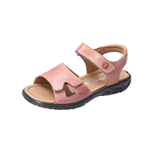 RICOSTA Mädchen Riemchensandalen MONI, Weite: Mittel (WMS), maedchen kinderschuhe toben spielen verspielt detailreich freizeit,rose,30 EU / 11.5 Child UK von RICOSTA