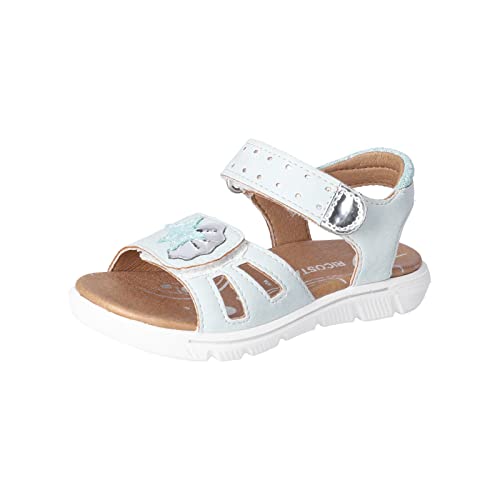 RICOSTA Mädchen Riemchensandalen SARA,Kinder Sandalen,WMS:Mittel,Sandaletten,Sommersandalen,bequem,flach,Kinderschuhe,Mint (520),31 EU von RICOSTA