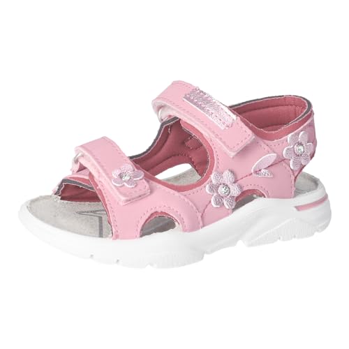 RICOSTA Mädchen Sandalen Carmen, Kinder Sommerschuhe, Freizeitschuhe, offene Schuhe, Strandschuhe, Outdoorsandalen, Mallow/Rosewood (330), 30 EU von RICOSTA