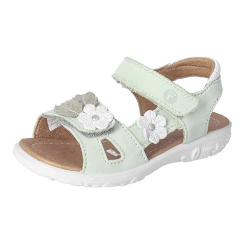 RICOSTA Mädchen Sandalen CILLA, Kinder Sommerschuhe, Weite: Mittel, offene schuhe, strandschuhe, sandaletten, klettverschluss, avocado (520), 26 EU von RICOSTA