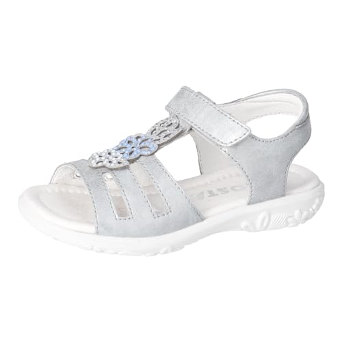 RICOSTA Mädchen Sandalen Celina, Kinder Sommerschuhe, Weite: Mittel, offene Schuhe, Strandschuhe, Sandaletten, Klettverschluss, calcit (130), 31 EU von RICOSTA