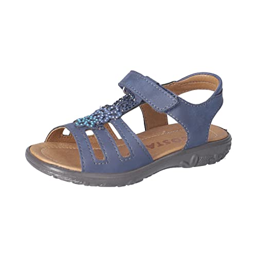 RICOSTA Mädchen Sandalen CELINA,Kinder Sommerschuhe,WMS:Mittel,freizeitschuhe,offene schuhe,strandschuhe,sandaletten,nautic (170),26 EU von RICOSTA