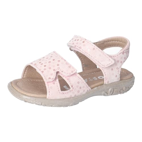 RICOSTA Mädchen Sandalen MONI, Kinder Sommerschuhe, Weite: Mittel, strandschuhe, sandaletten, klettverschluss, powder (321), 30 EU von RICOSTA