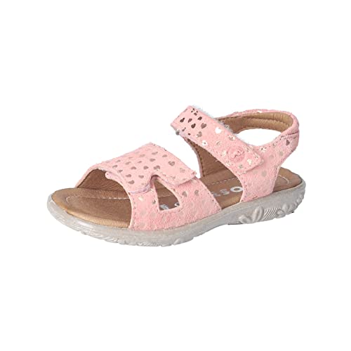 RICOSTA Mädchen Sandalen MONI,Kinder Sommerschuhe,WMS:Mittel,freizeitschuhe,offene schuhe,sandaletten,klettverschluss,strawberry (330),32 EU von RICOSTA