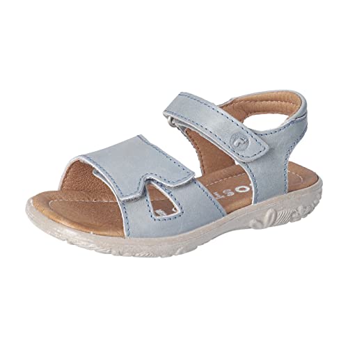 RICOSTA Mädchen Sandalen MONI,Kinder Sommerschuhe,WMS:Mittel,Strandschuhe,Sandaletten,Klettverschluss,Freizeitschuhe,Arctic (130),30 EU von RICOSTA