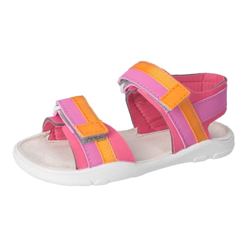 RICOSTA Mädchen Sandalen SYDNEY, Kinder Sommerschuhe, Weite: Mittel, Barfuß-Schuh,vegan, klettverschluss, rosada/pink (330), 23 EU von RICOSTA