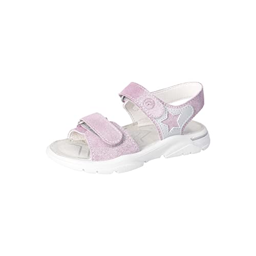 RICOSTA Mädchen Sandalen Sunny,Kinder Sommerschuhe,Outdoorsandalen,Klettverschluss,Freizeitschuhe,offene Schuhe,Strandschuhe,Purple (340),33 EU von RICOSTA