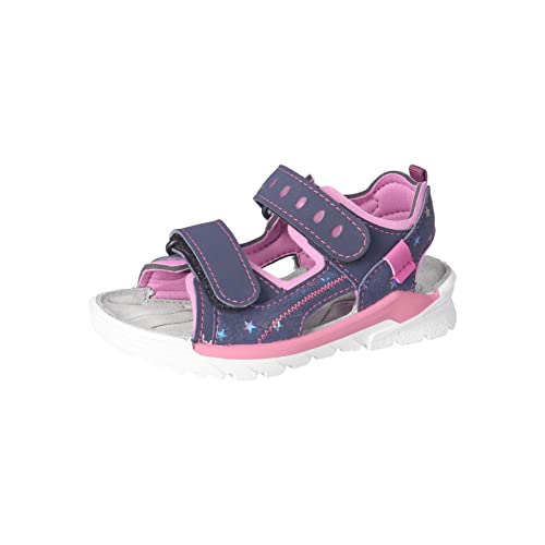 RICOSTA Mädchen Sandalen TAJO,Kinder Sommerschuhe,WMS:Mittel,freizeitschuhe,offene schuhe,strandschuhe,outdoorsandalen,nautic/rosada (171),27 EU von RICOSTA