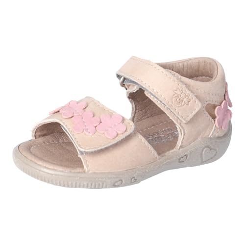 RICOSTA Mädchen Sandalen Tildi, Kinder Lauflernschuhe, Weite: Schmal, Sommerschuhe, Freizeitschuhe, offene Schuhe, Strandschuhe, Natural (620), 25 EU von RICOSTA