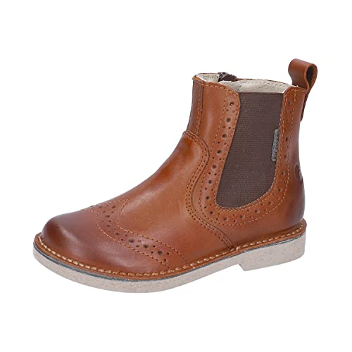 RICOSTA Mädchen und Jungen Stiefel Dallas,Kinder Boots,WMS:Mittel,lose Einlage,Chelsea Boots,reißverschluss,Booties,Cognac (260),31 EU von RICOSTA