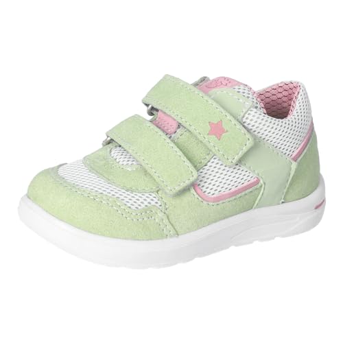 RICOSTA Mädchen Stiefel ELLI, Kinder Lauflernschuhe, Weite: Mittel, lose Einlage, waschbar,vegan, Klettstiefel, Booties, Avocado (520), 25 EU von RICOSTA