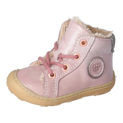 RICOSTA Mädchen Stiefel Georgie, Baby und Kleinkinder Lauflernschuhe, Weite: Schmal, lose Einlage, Booties, Leder, Viola/Meteor (310), 20 EU von RICOSTA