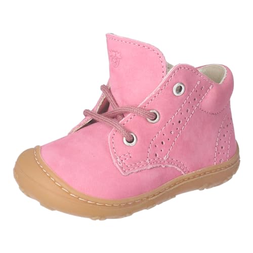 RICOSTA Mädchen Stiefel KELLY, Baby und Kleinkinder Lauflernschuhe, Weite: Mittel, lose Einlage, schnürstiefel, booties, leder, fleur (331), 19 EU von RICOSTA