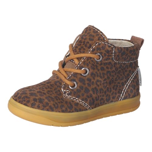 RICOSTA Mädchen Stiefel Noel, Kinder Lauflernschuhe, Weite: Mittel, lose Einlage, Sympatex, Klettstiefel, Booties, Leder, Kastanie (270), 27 EU von RICOSTA