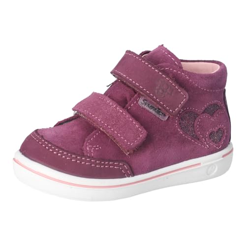 RICOSTA Mädchen Stiefel SINI, Kinder Lauflernschuhe, Weite: Mittel, lose Einlage, Sympatex, Klettstiefel, Booties, Leder, Merlot (380), 26 EU von RICOSTA