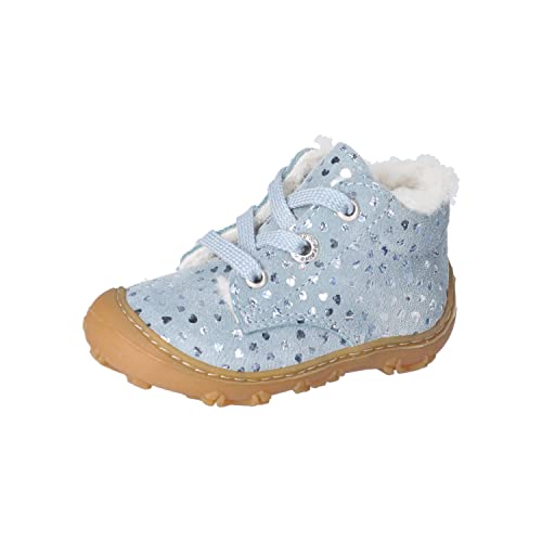 RICOSTA Mädchen Winterstiefel COLIN,Kinder Lauflernschuhe,WMS:Weit,Barfuß-Schuh,winterboots,outdoor-kinderschuhe,lammwolle,arctic (130),26 EU von RICOSTA