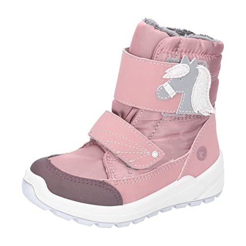 RICOSTA Mädchen Winterstiefel GAREI,Kinder Boots,WMS:Mittel,lose Einlage,Sympatex,waschbar,Outdoor-Kinderschuhe,gefüttert,Sucre/Candy (320),28 EU von RICOSTA