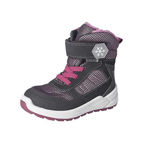 RICOSTA Mädchen Winterstiefel GELA,Kinder Boots,WMS:Mittel,lose Einlage,Sympatex,Outdoor-Kinderschuhe,gefüttert,wasserdicht,schwarz (090),39 EU von RICOSTA