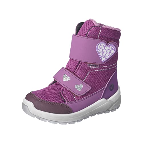 RICOSTA Mädchen Winterstiefel GENI,Kinder Boots,WMS:Mittel,lose Einlage,Sympatex,Outdoor-Kinderschuhe,gefüttert,Cassis/violett (380),33 EU von RICOSTA