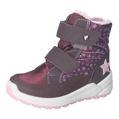 RICOSTA Mädchen Winterstiefel GISA,Kinder Boots,WMS:Mittel,lose Einlage,Sympatex,gefüttert,wasserdicht,Winterboots,warm,brombeer (380),30 EU von RICOSTA