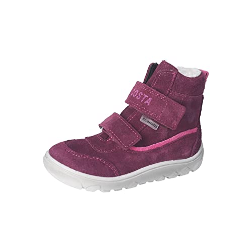 RICOSTA Mädchen Winterstiefel JARI,Kinder Boots,WMS:Mittel,RicostaTEX,Barfuß-Schuh,gefüttert,wasserdicht,winterboots,warm,merlot (380),30 EU von RICOSTA