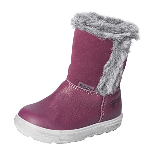 RICOSTA Mädchen Winterstiefel USKY,Kinder Lauflernschuhe,WMS:Mittel,lose Einlage,Sympatex,gefüttert,wasserdicht,Winterschuhe,Merlot (370),26 EU von RICOSTA