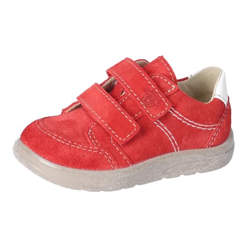 RICOSTA Mädchen und Jungen Low-Top Sneaker Jamey, Kinder Lauflernschuhe, Weite: Mittel, lose Einlage, Strassenschuhe, Turnschuhe, fire (350), 24 EU von RICOSTA