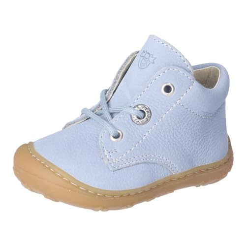 RICOSTA Mädchen und Jungen Stiefel CORY, Kinder Lauflernschuhe, Weite: Mittel, lose Einlage, terracare, schnürstiefel, booties, blue (120), 23 EU von RICOSTA