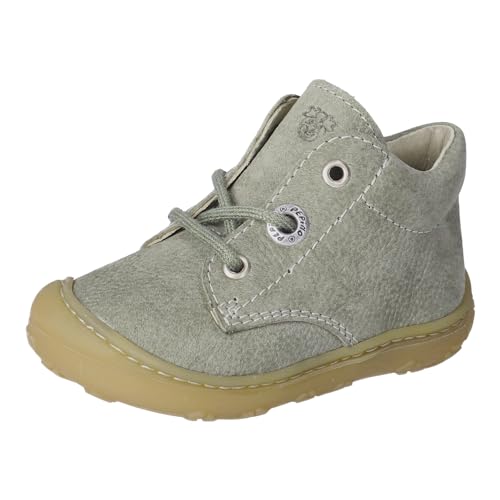 RICOSTA Mädchen und Jungen Stiefel CORY, Kinder Lauflernschuhe, Weite: Weit, lose Einlage, terracare, schnürstiefel, booties, eukalyptus (530), 23 EU von RICOSTA