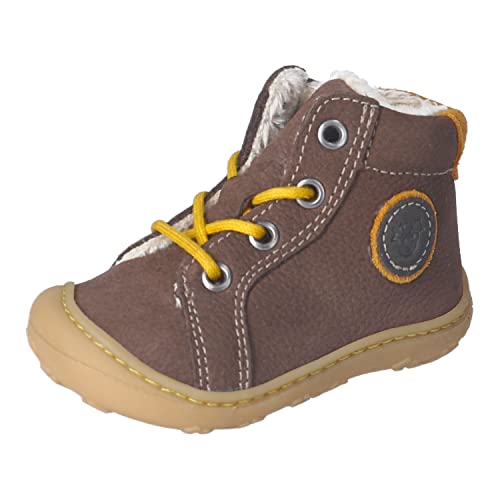 RICOSTA Mädchen und Jungen Winterstiefel Georgie,Kinder Lauflernschuhe,WMS:Mittel,lose Einlage,terracare,gefüttert,Winterboots,Marone (280),25 EU von RICOSTA