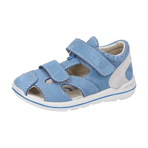 RICOSTA Pepino Mädchen und Jungen Kletthalbschuhe KASPI,Kinder Halbschuhe,WMS:Mittel,terracare,Klettverschluss,junior,Jeans (140),23 EU von RICOSTA