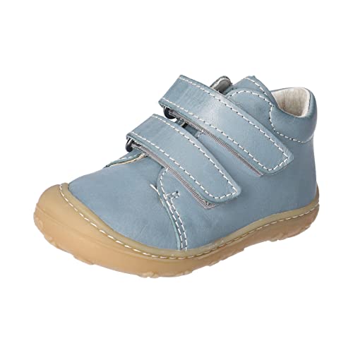 RICOSTA Unisex - Baby Lauflernschuhe Chrisy,Kinder Boots,WMS:Mittel,lose Einlage,Klettstiefel,Booties,Leder,Arctic (130),19 EU von RICOSTA