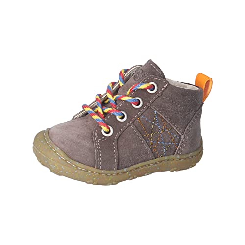 RICOSTA Unisex - Baby Lauflernschuhe DAMY,Kinder Boots,WMS:Mittel,lose Einlage,schnürstiefelchen,Booties,flexibel,leicht,Quinoa (280),24 EU von RICOSTA