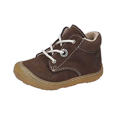 RICOSTA Unisex - Kinder Boots CORANY von PEPINO, Weite: Weit (WMS),terracare,schnürstiefel,leder,kinderschuhe,marone (282),25 EU / 8 Child UK von RICOSTA