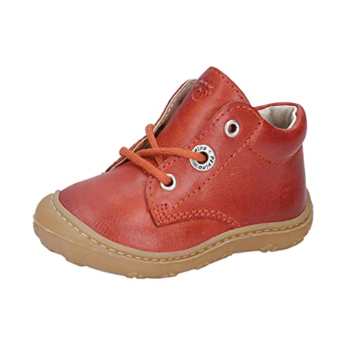RICOSTA Unisex - Kinder Boots Cory von Pepino, Weite: Mittel (WMS),Kinderschuhe,schnürstiefel,Booties,Leder,Cayenne (244),18 EU / 2 Child UK von RICOSTA