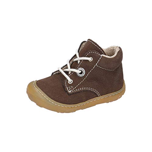 RICOSTA Unisex - Kinder Lauflern Schuhe CORANY von Pepino, Weite: Mittel (WMS),terracare, schnürschuh schnürstiefelchen,Marone,18 EU / 2 Child UK von RICOSTA