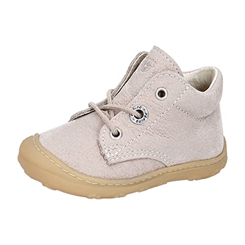 RICOSTA Unisex - Kinder Boots Cory von Pepino, Weite: Mittel (WMS),terracare,Kinderschuhe,schnürstiefel,Booties,kies (650),25 EU / 8 Child UK von RICOSTA