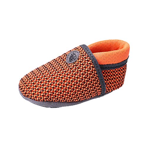 RICOSTA Unisex - Kinder Slipper Pixie von Pepino, Weite: normal,waschbar, detailreich Freizeit leger schlüpfschuh Slip-on,Neonorange,20 EU / 4 Child UK von RICOSTA