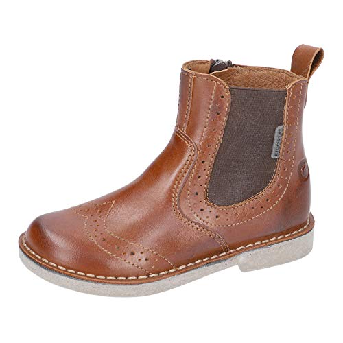 RICOSTA Unisex - Kinder Stiefel DALLAS, Weite: Mittel (WMS), kinder-schuhe toben spielen verspielt detailreich freizeit leger,cognac,36 EU / 3 UK von RICOSTA