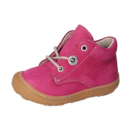 PEPINO Ricosta Mädchen Stiefel Cory,Kinder Boots,WMS:Mittel,lose Einlage,terracare,nachhaltig,Kids,Kinderschuhe,Booties,Leder,pop (340),23 EU von PEPINO