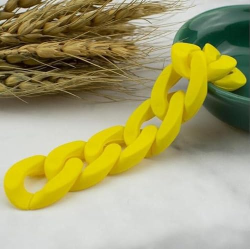 RIDAEX 120 cm Kette Acryl Frauen Handtasche Rucksack Handy Tasche Kombination Split Stecker DIY Halskette Schmuck Zubehör von RIDAEX