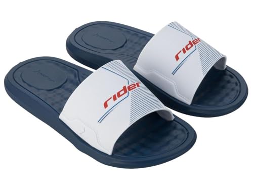 RIDER Herren Step Slide Ad Flipflop, weiß, 44 EU von RIDER