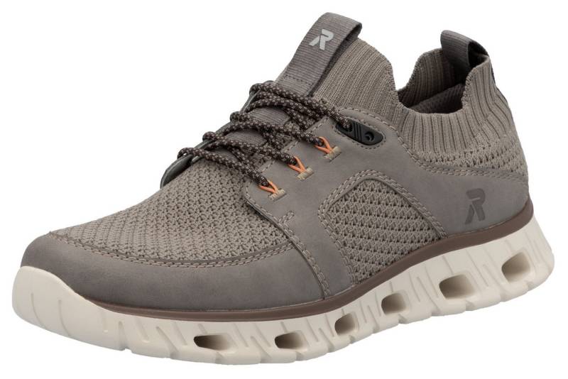 RIEKER Sport Slip-On Sneaker, Halbschuh, Freizeitschuh, Slipper mit modischer Laufsohle von RIEKER Sport
