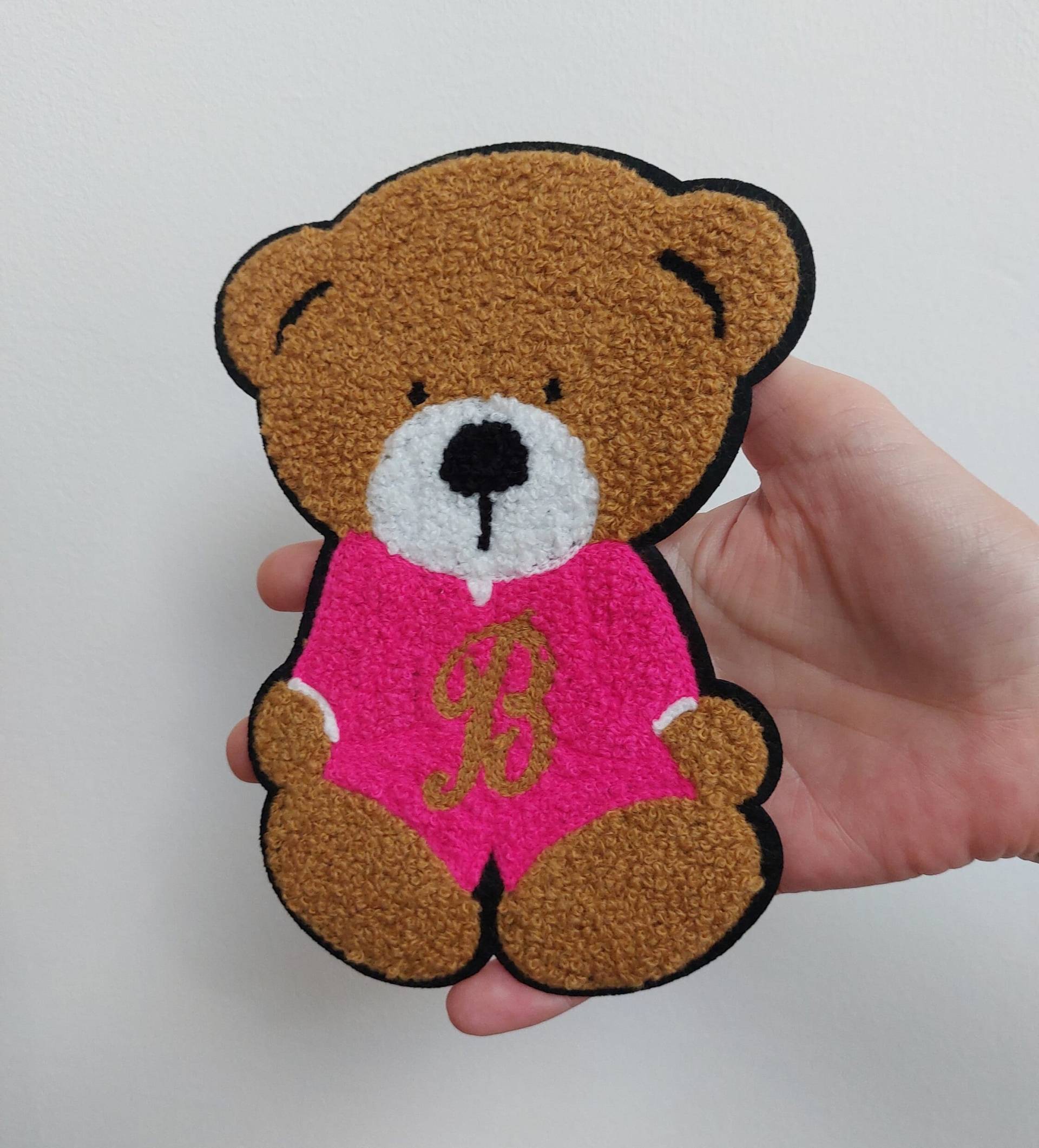 Süßer Flauschiger Teddybär , Royalblau Oder Pink Aufnäher Bügelbild Bügelpatch Geschenk Süßer Flauschiger Teddybär , Royalblau Oder Pink Aufnäher Bügelbild Bügelpatch Geschenk von RIHELVielfalt