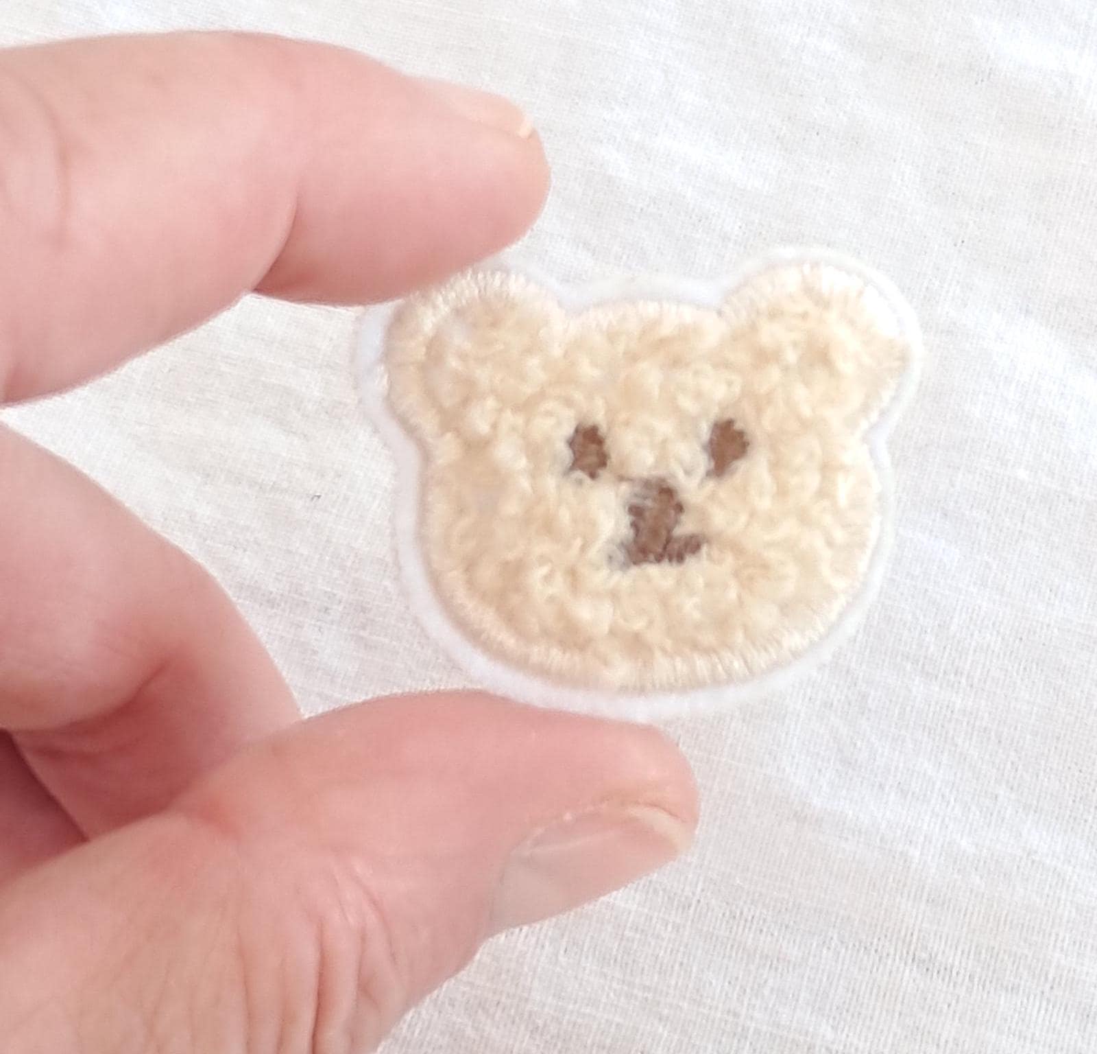 Teddybärkopf Bügelbild , Aufnäher Patch Bügelpatch Sticker Geschenk von RIHELVielfalt