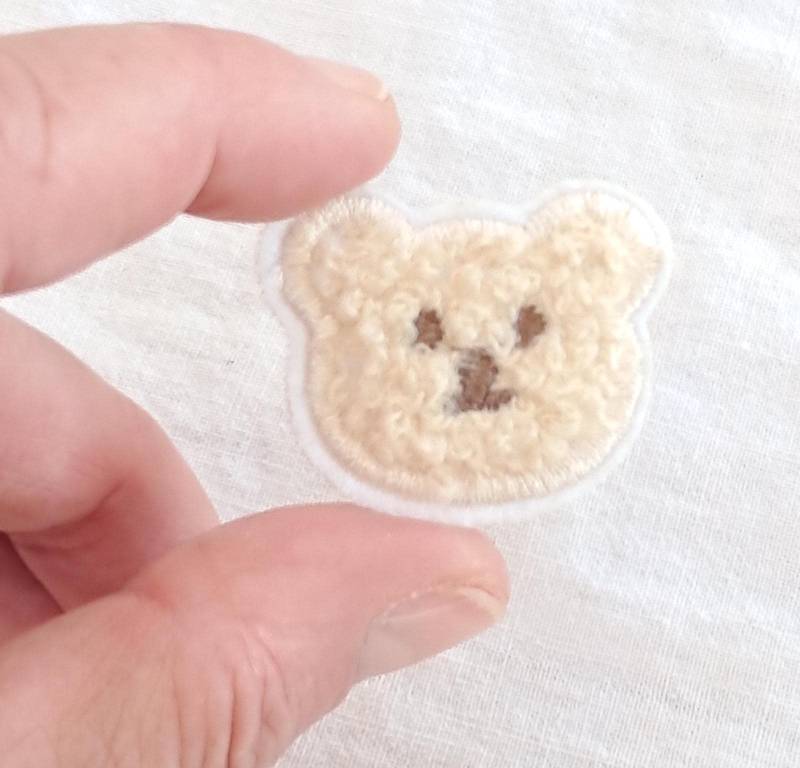 Teddybärkopf Bügelbild , Aufnäher Patch Bügelpatch Sticker Geschenk von RIHELVielfalt